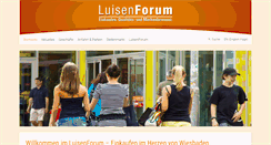 Desktop Screenshot of luisenforum.com