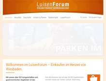 Tablet Screenshot of luisenforum.com